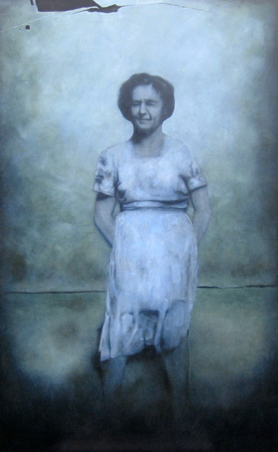 Claimstaker #3, oil on canvas, 45 x 72 inches, 2006