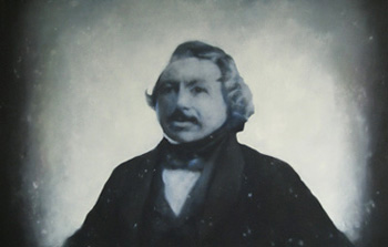 Daguerre, oil on canvas, 23 x 36 inches, 2006