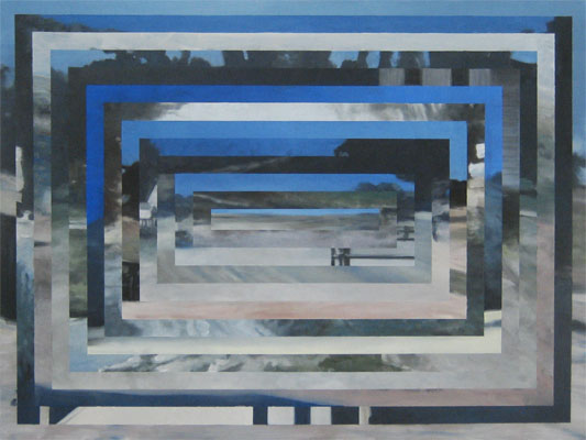 Epilogues #16, oil on canvas, 36 x 38 inches, 2008