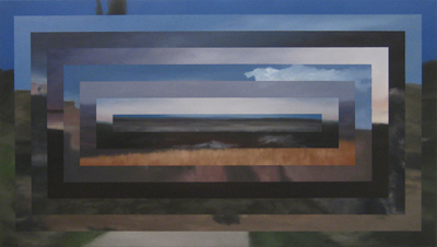 Epilogues #22, oil on canvas, 20 x 36 inches, 2009