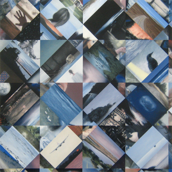Epilogues #26, oil on canvas, 71 x 71 inches, 2010