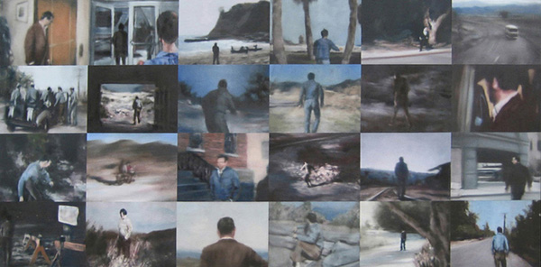 Epilogues #2, oil on canvas, 36 x 72 inches, 2007