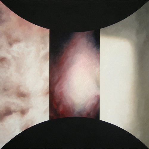 Epilogues #37, oil on canvas, 45 x 45 inches, 2012
