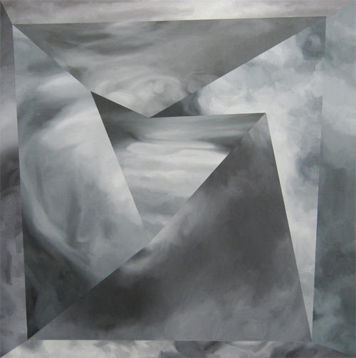 Epilogues #53, oil on canvas, 48 x 48 inches, 2013