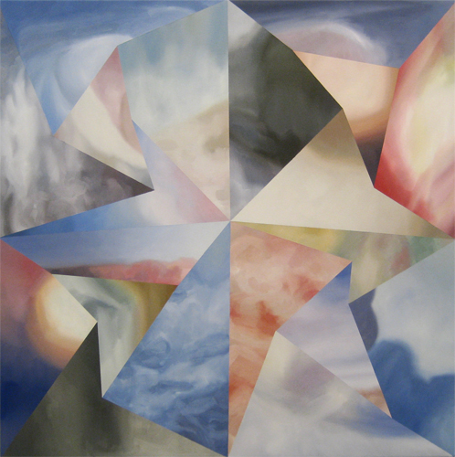 Epilogues #48, oil on canvas, 45 x 45 inches, 2012